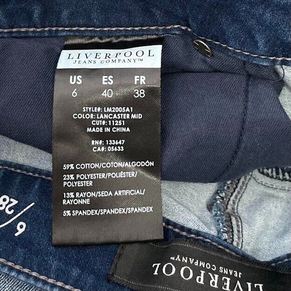 Liverpool Jeans Company Women's Skinny Jeans - Indigo - Picture 8 of 13
